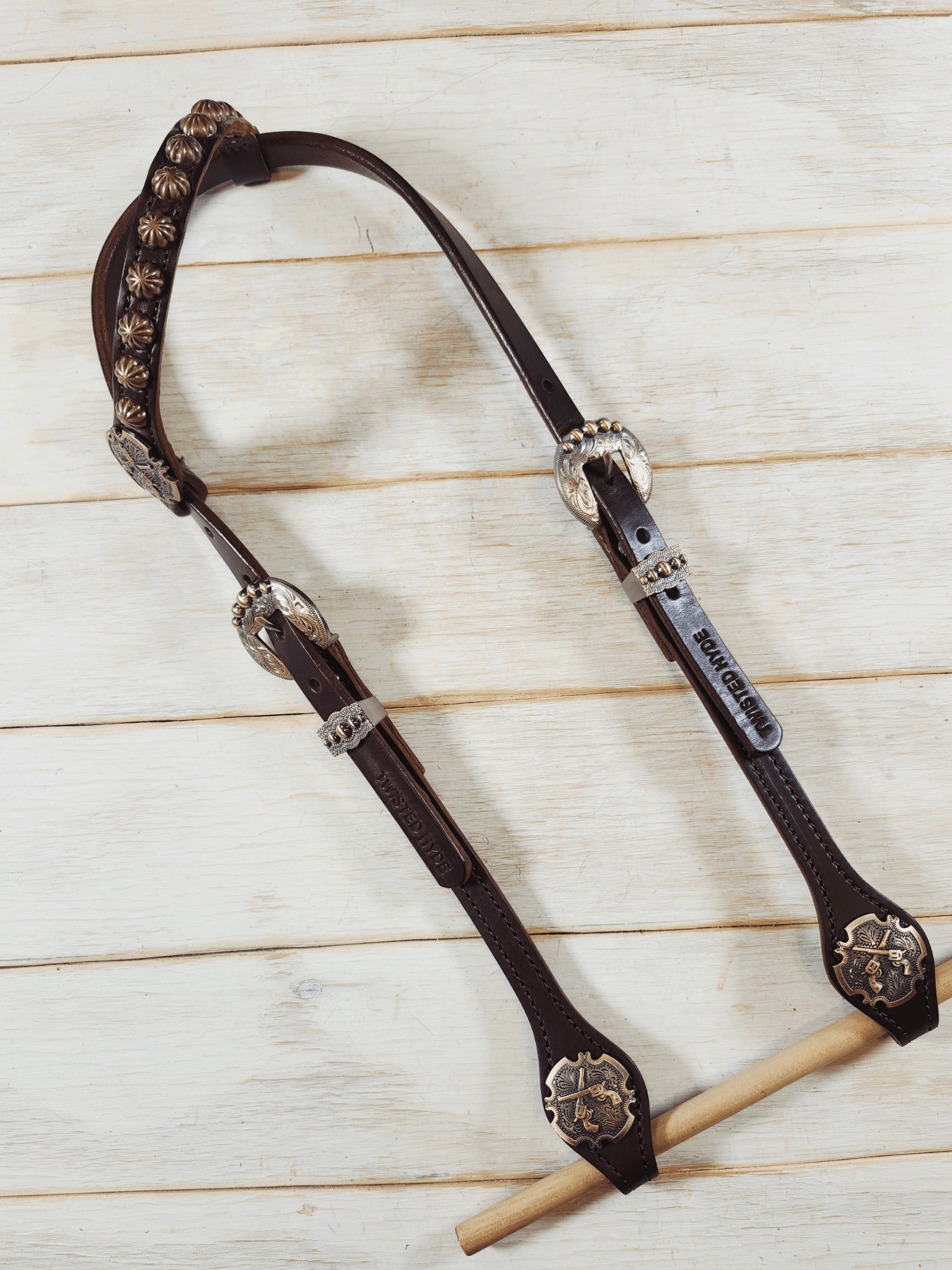 Single Ear Headstall - Twisted Hyde Leather Co.