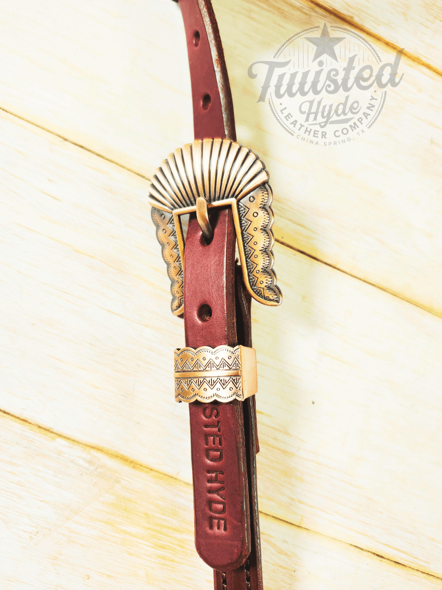 Single Ear Headstall - Twisted Hyde Leather Co.