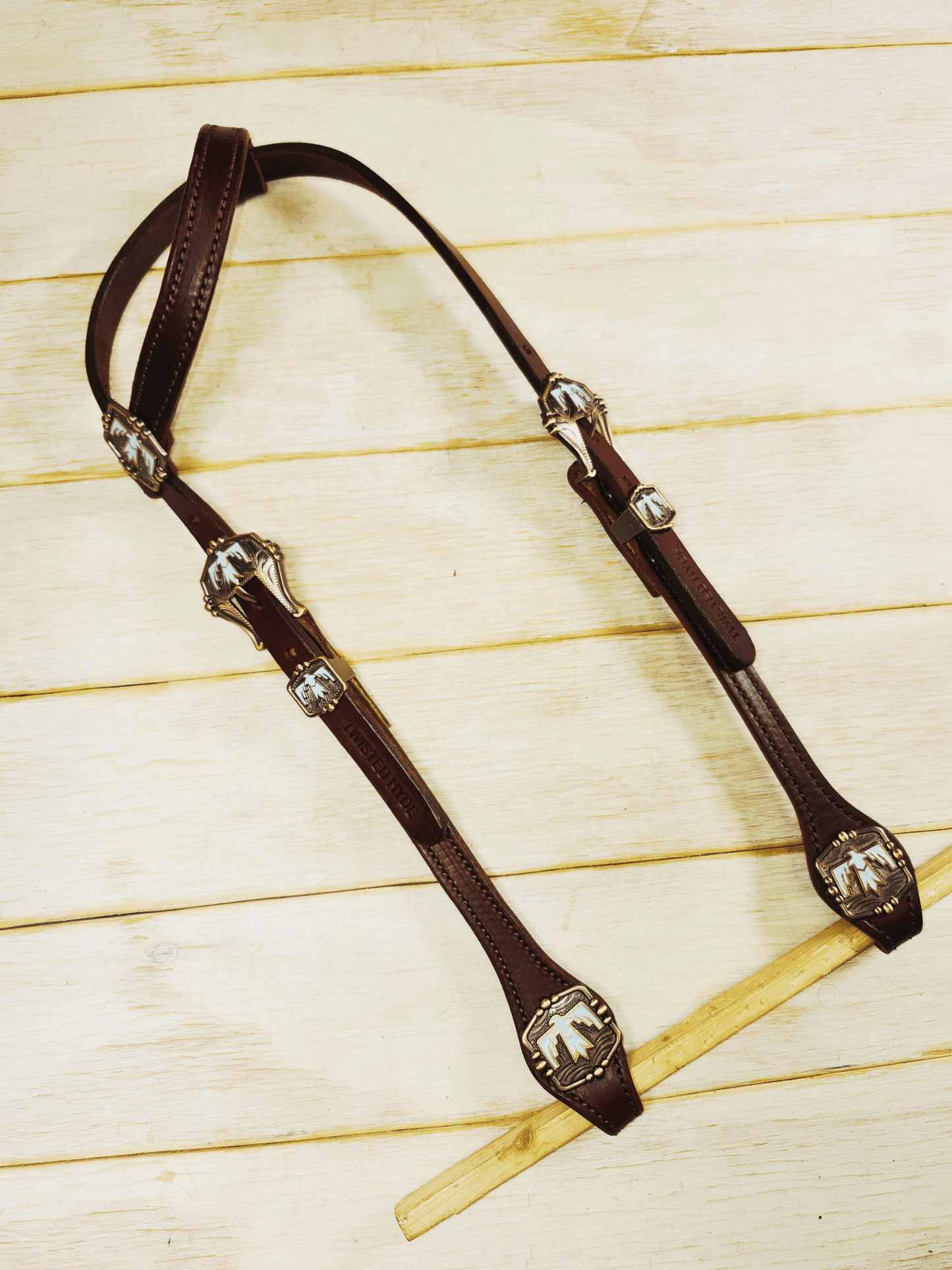 Single Ear Headstall - Twisted Hyde Leather Co.