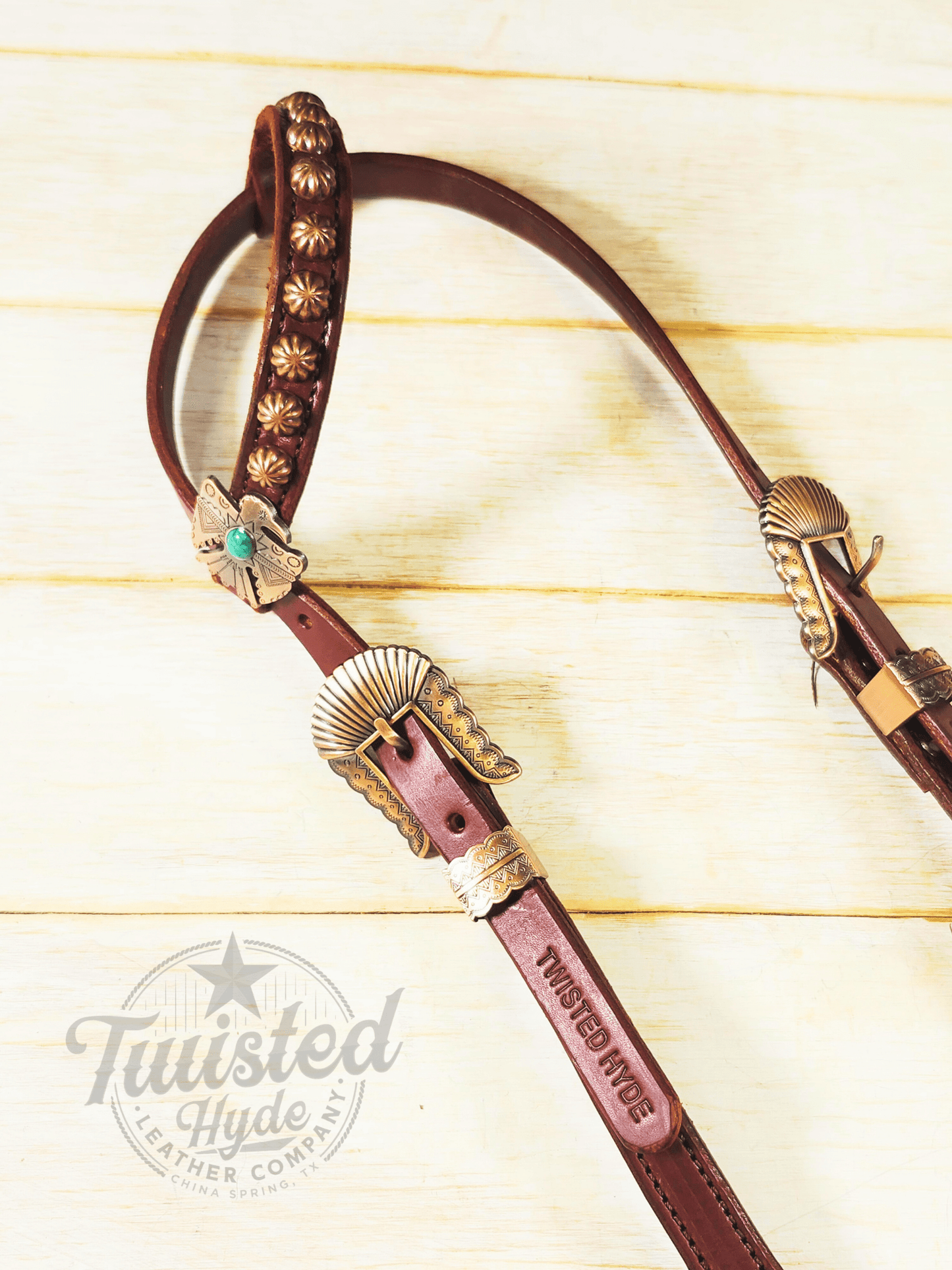 Single Ear Headstall - Twisted Hyde Leather Co.