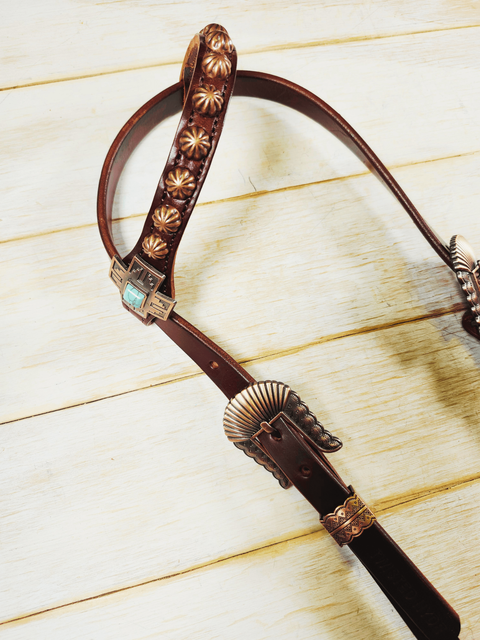 Single Ear Headstall - Twisted Hyde Leather Co.