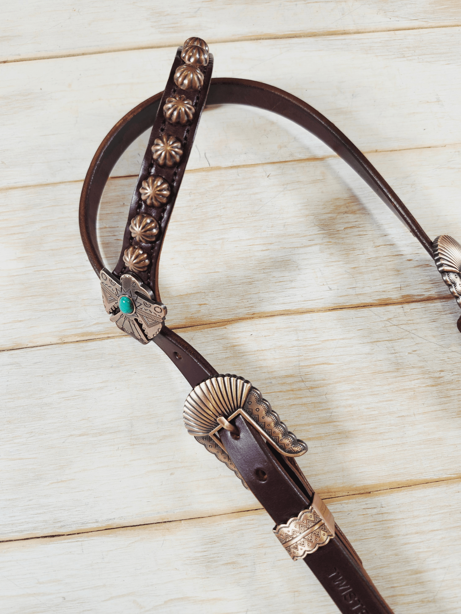 Single Ear Headstall - Twisted Hyde Leather Co.