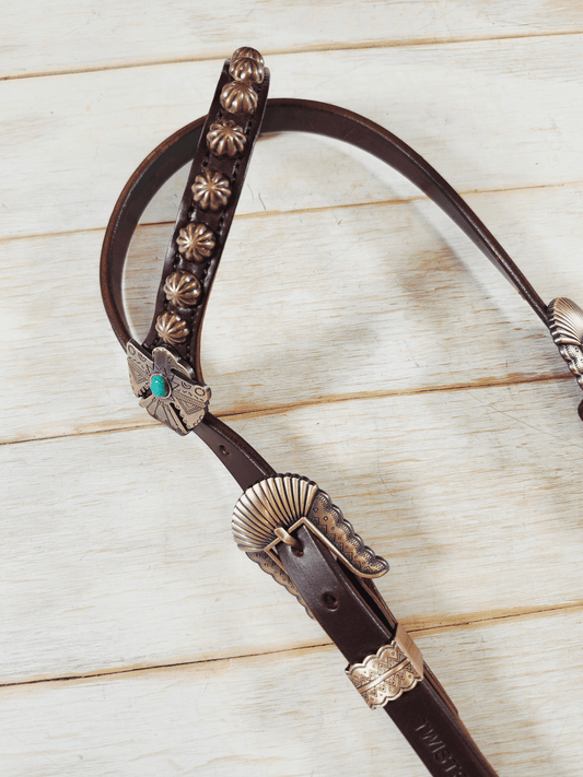 Single Ear Headstall - Twisted Hyde Leather Co.