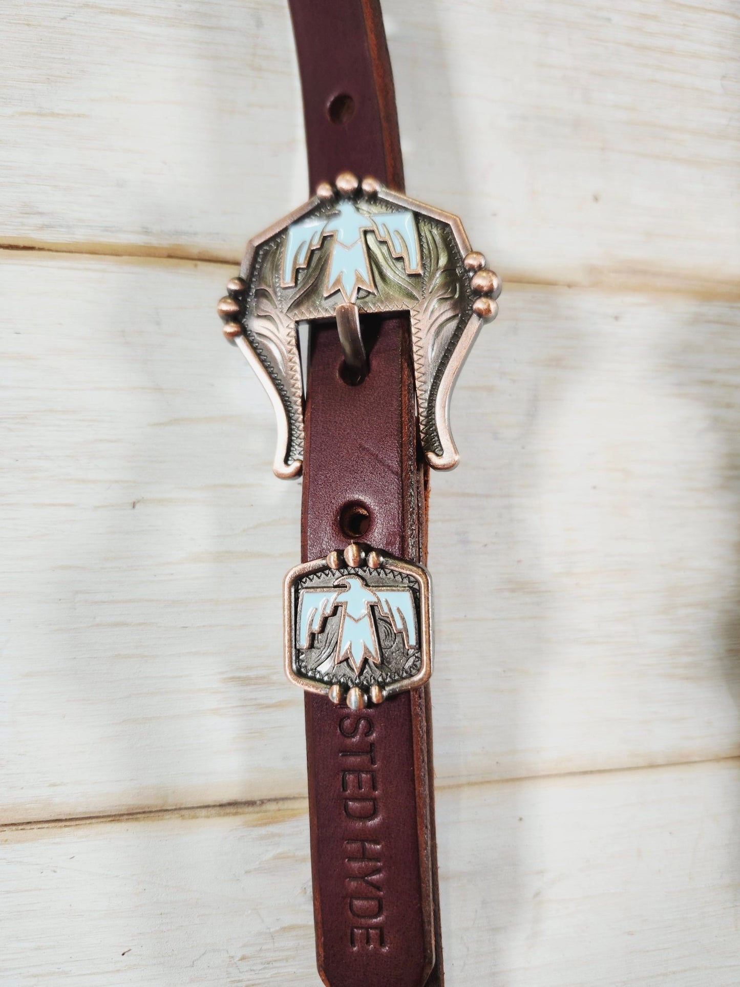 Single Ear Headstall - Twisted Hyde Leather Co.