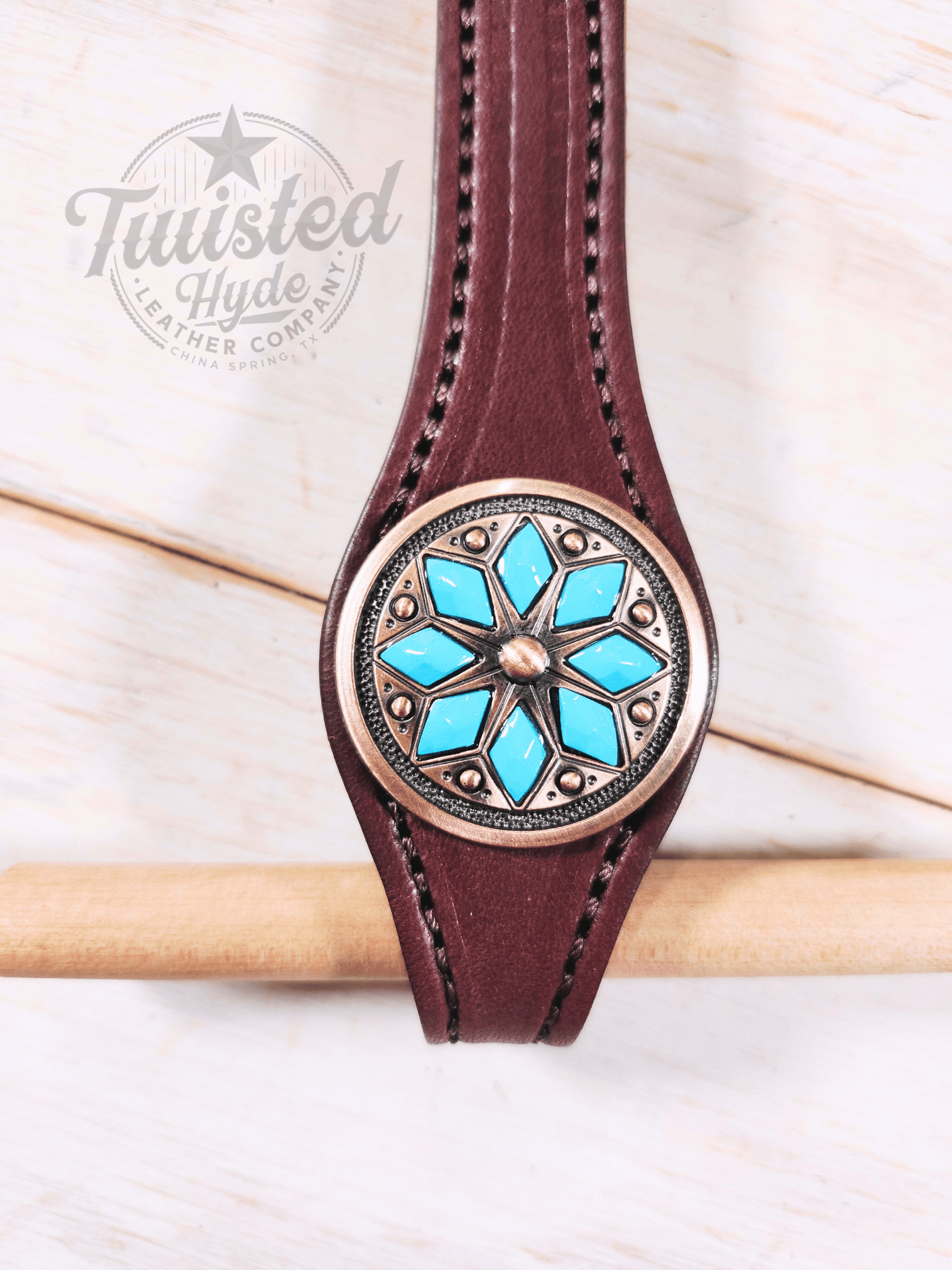 Single Ear Headstall - Twisted Hyde Leather Co.