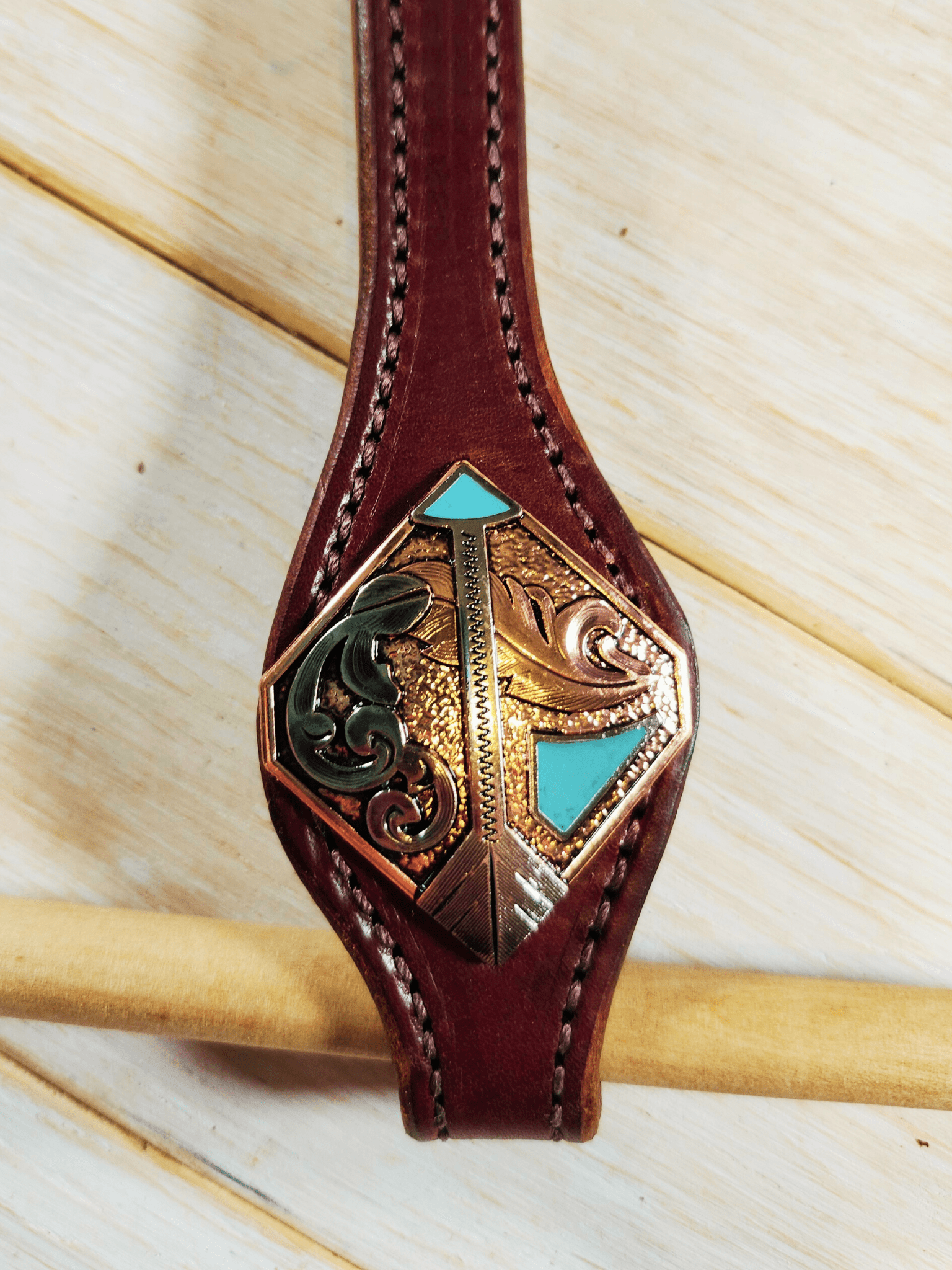 Single Ear Headstall - Twisted Hyde Leather Co.