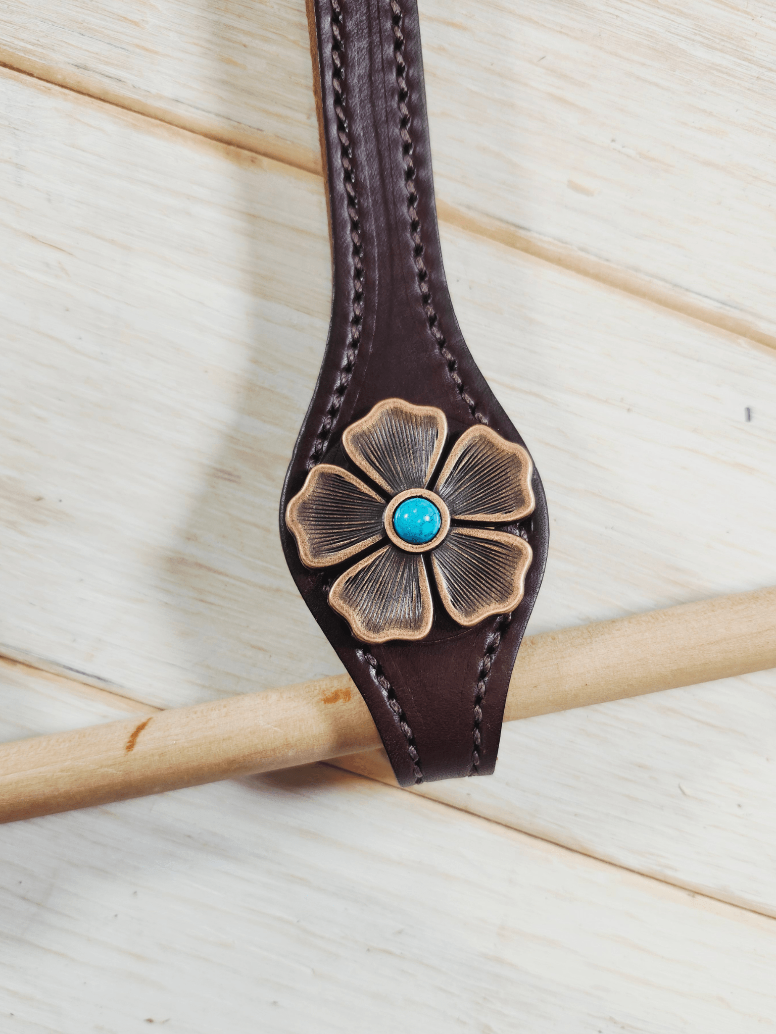 Single Ear Headstall - Twisted Hyde Leather Co.