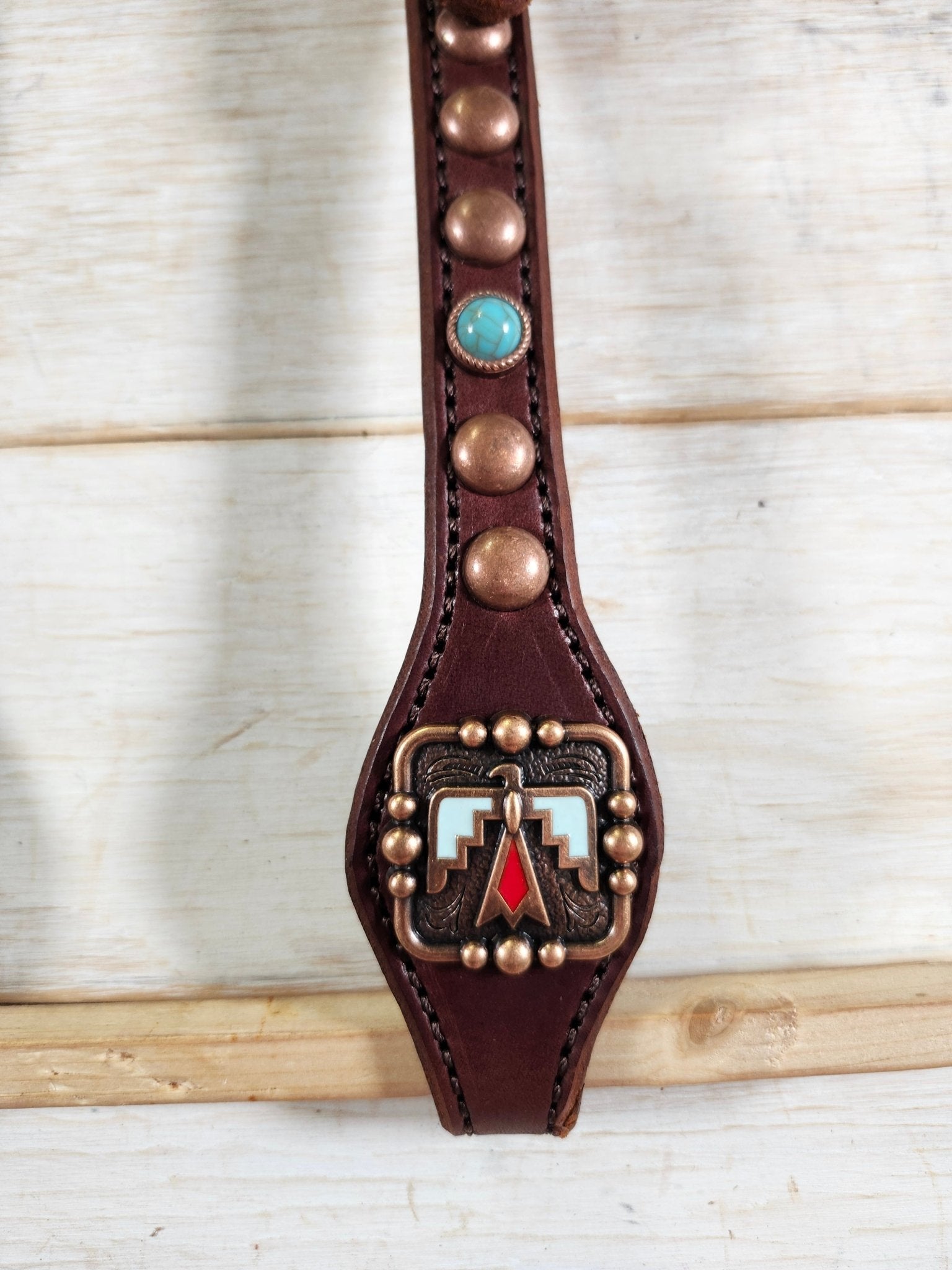 Single Ear Headstall - Twisted Hyde Leather Co.