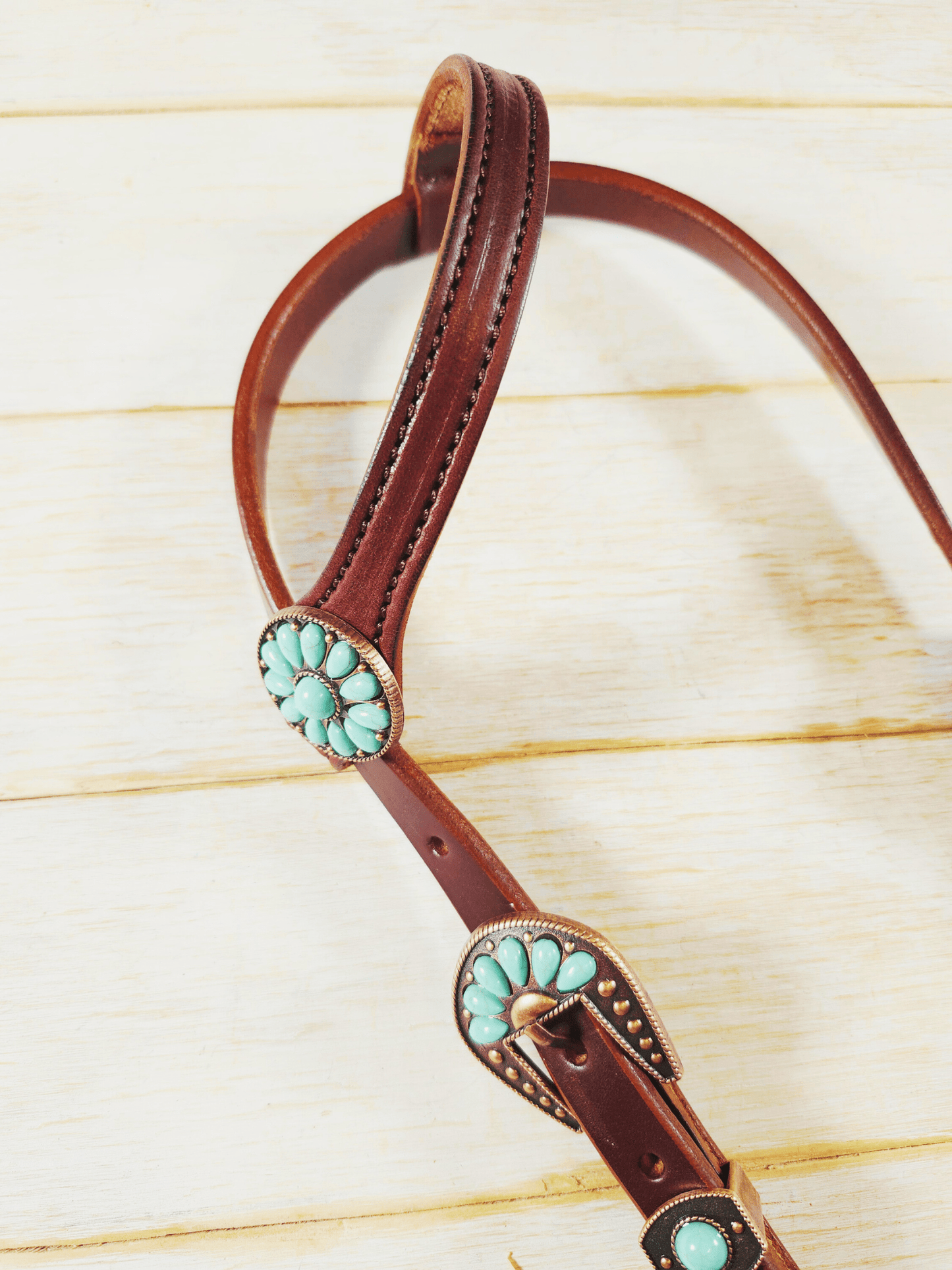 Single Ear Headstall - Twisted Hyde Leather Co.