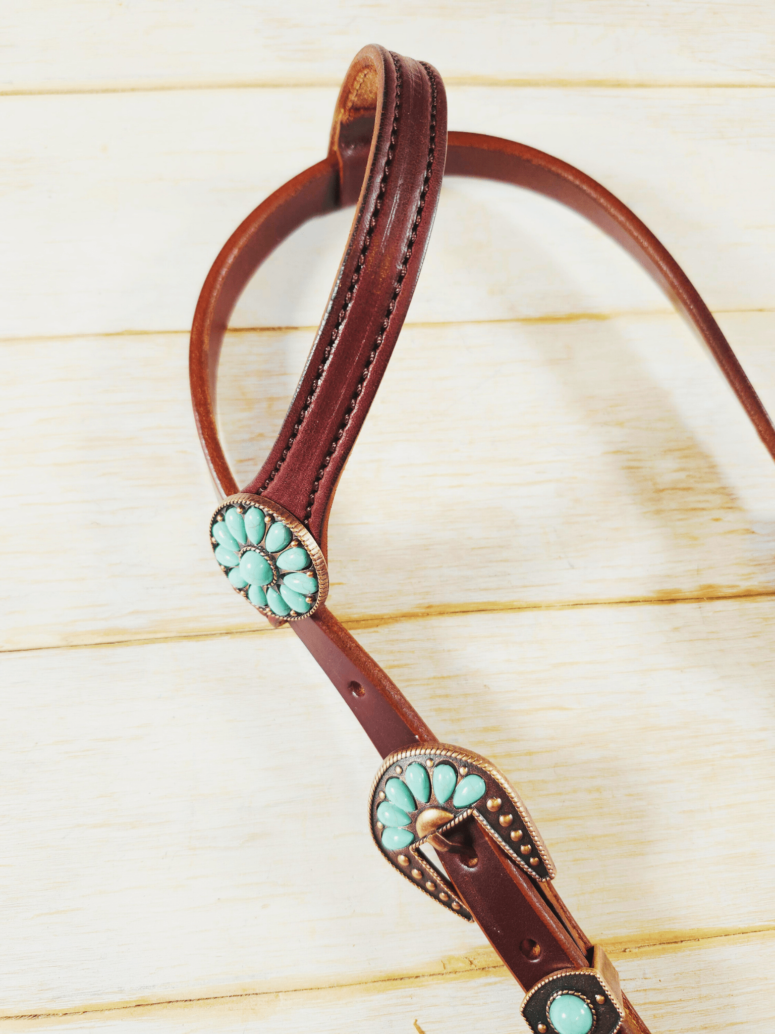 Single Ear Headstall - Twisted Hyde Leather Co.