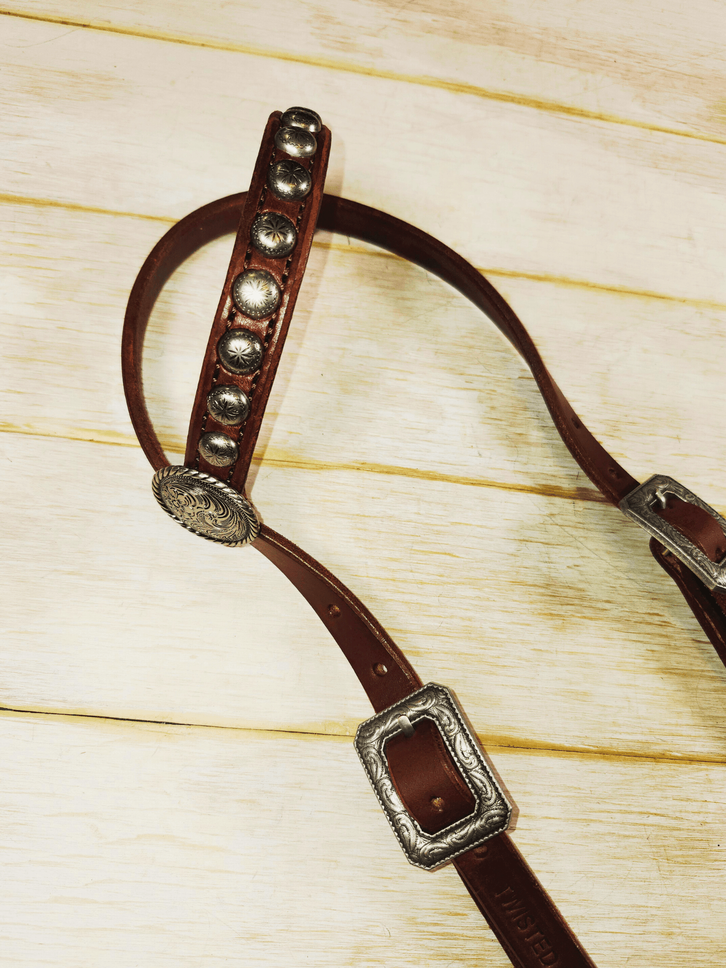 Single Ear Headstall - Twisted Hyde Leather Co.