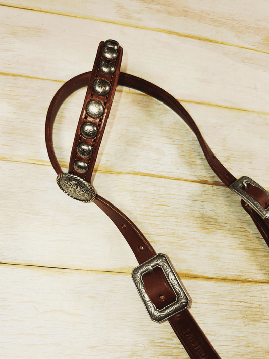Single Ear Headstall - Twisted Hyde Leather Co.
