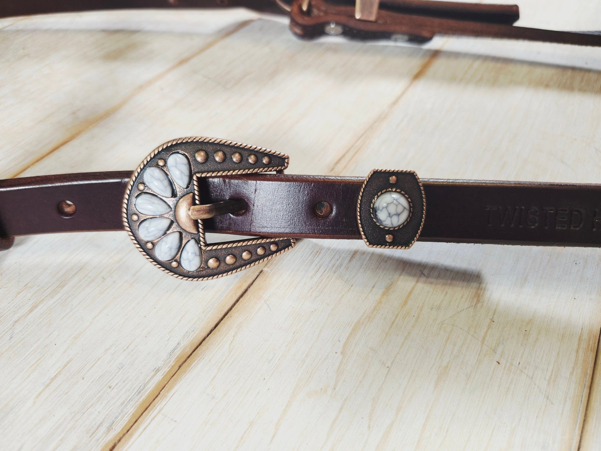 Single Ear Headstall - Twisted Hyde Leather Co.
