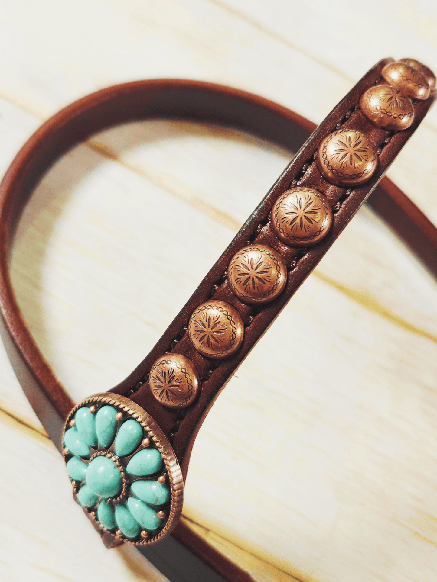 Single Ear Headstall - Twisted Hyde Leather Co.