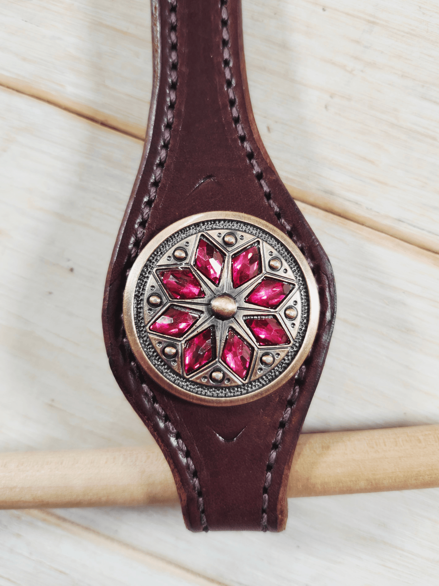 Single Ear Headstall - Twisted Hyde Leather Co.