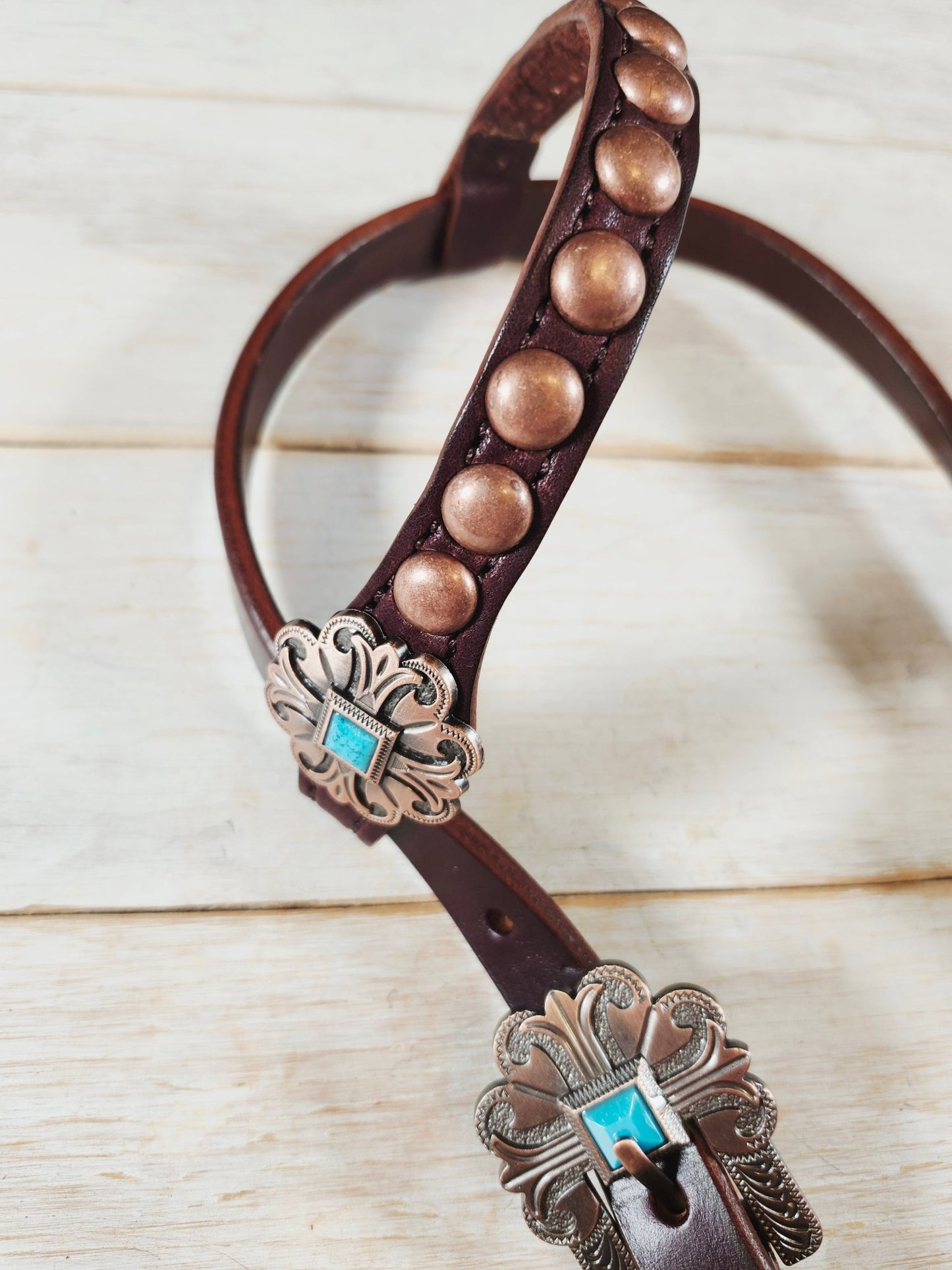 Single Ear Headstall - Twisted Hyde Leather Co.