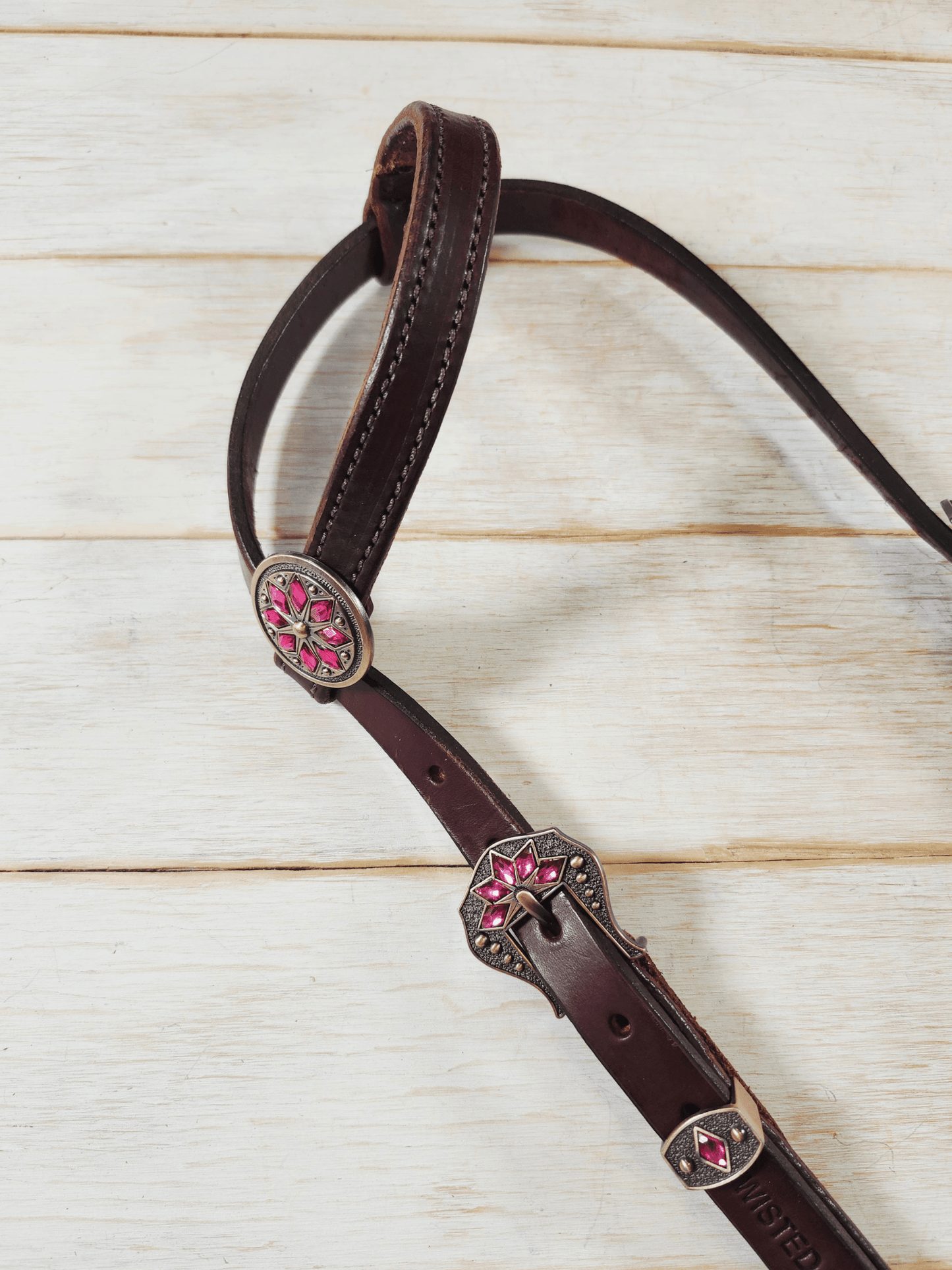 Single Ear Headstall - Twisted Hyde Leather Co.