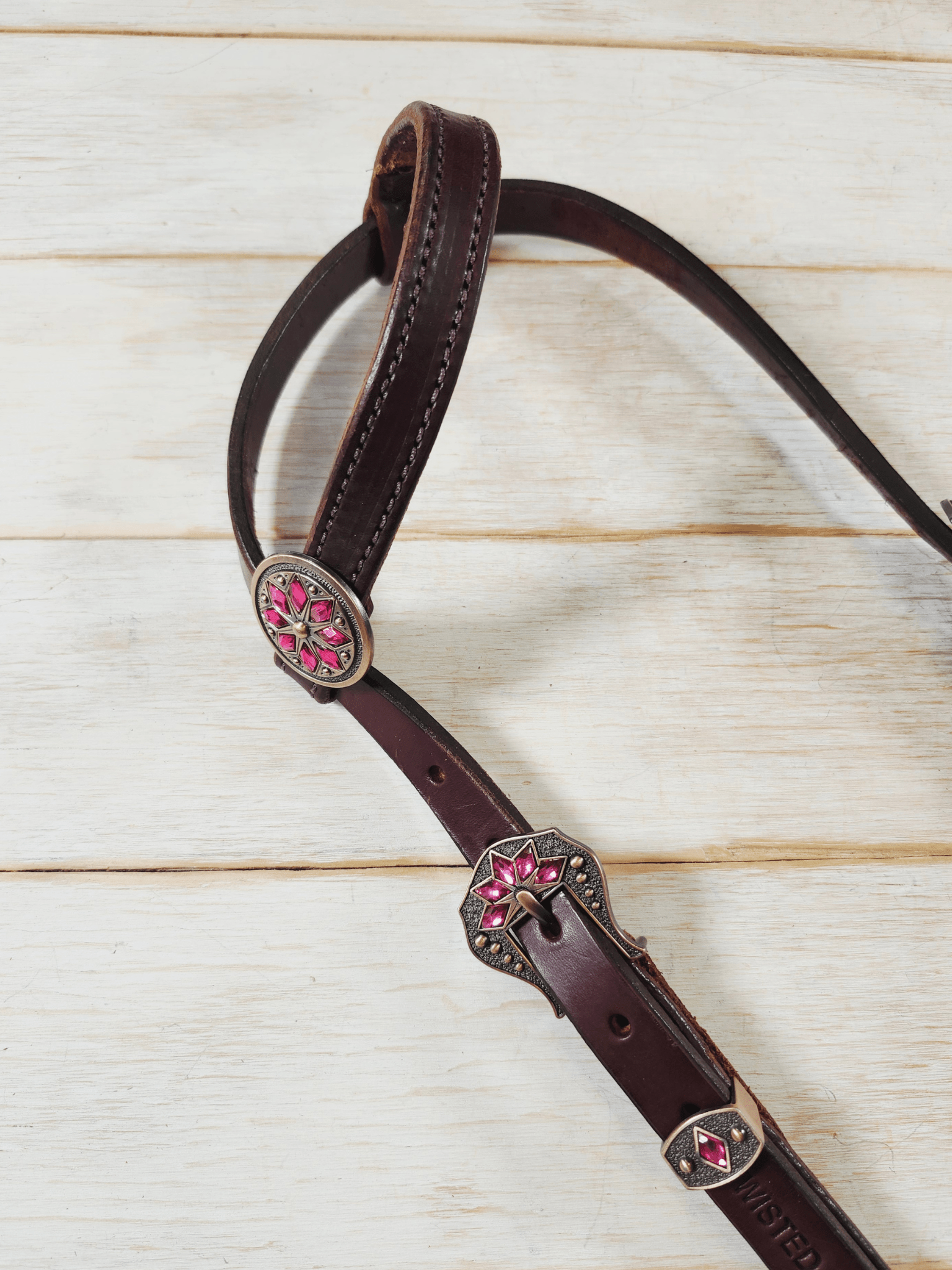 Single Ear Headstall - Twisted Hyde Leather Co.