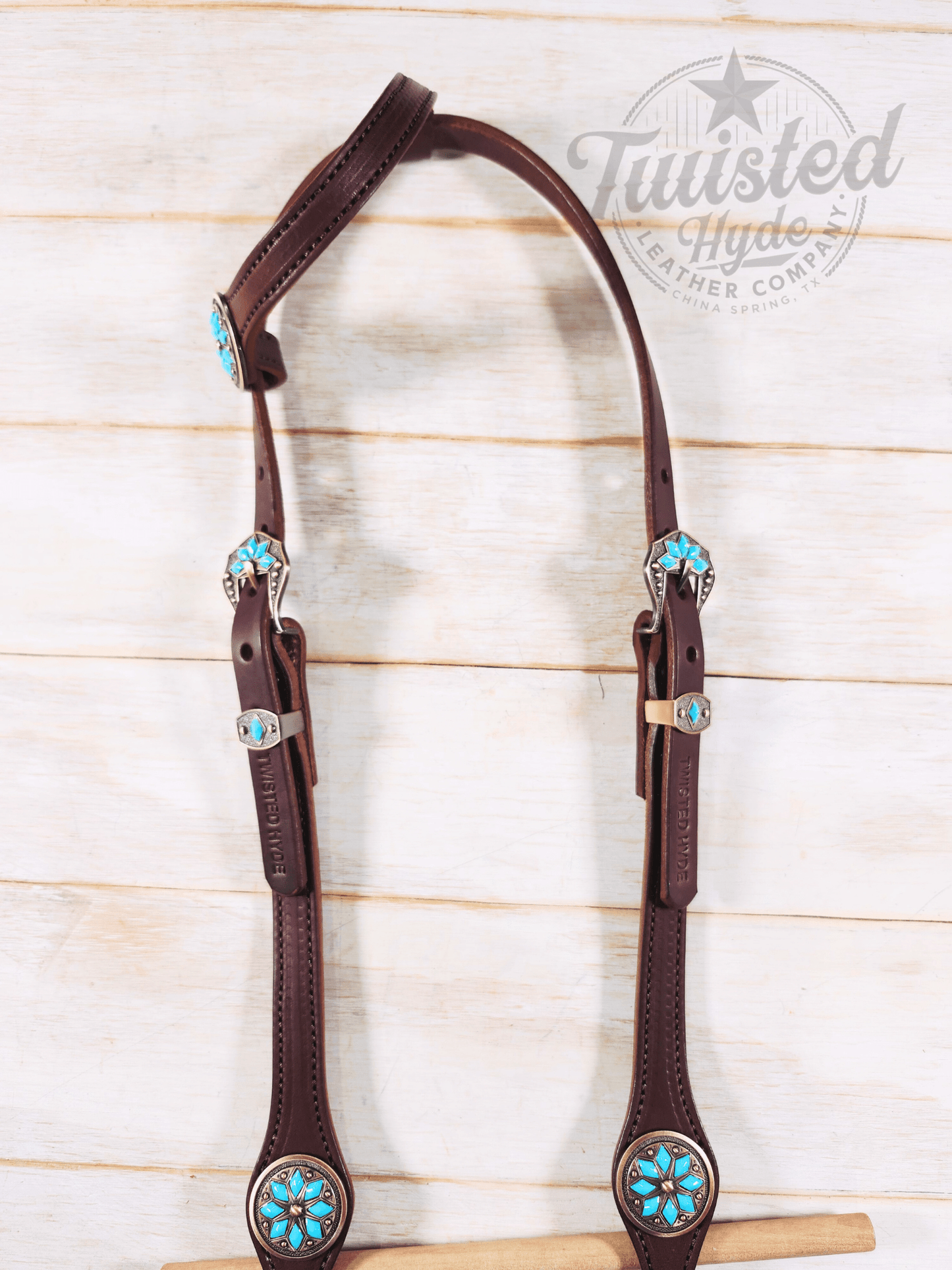 Single Ear Headstall - Twisted Hyde Leather Co.