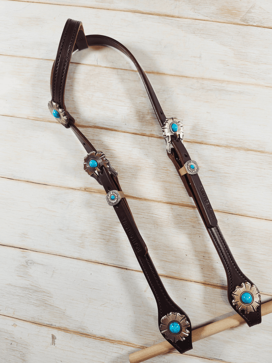 Single Ear Headstall - Twisted Hyde Leather Co.