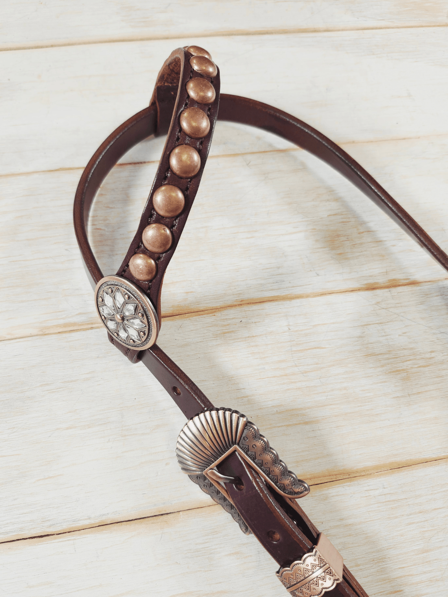 Single Ear Headstall - Twisted Hyde Leather Co.