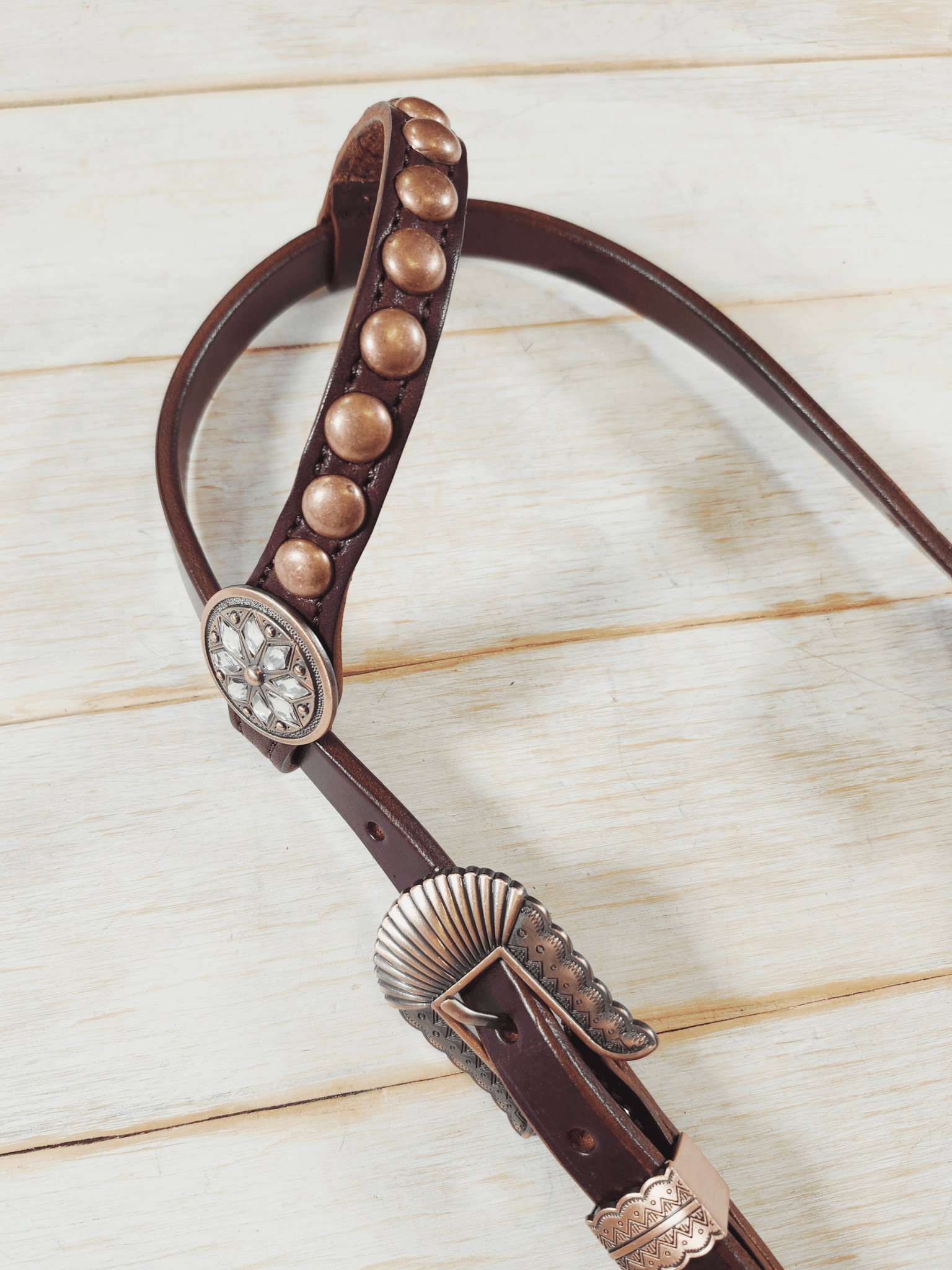 Single Ear Headstall - Twisted Hyde Leather Co.