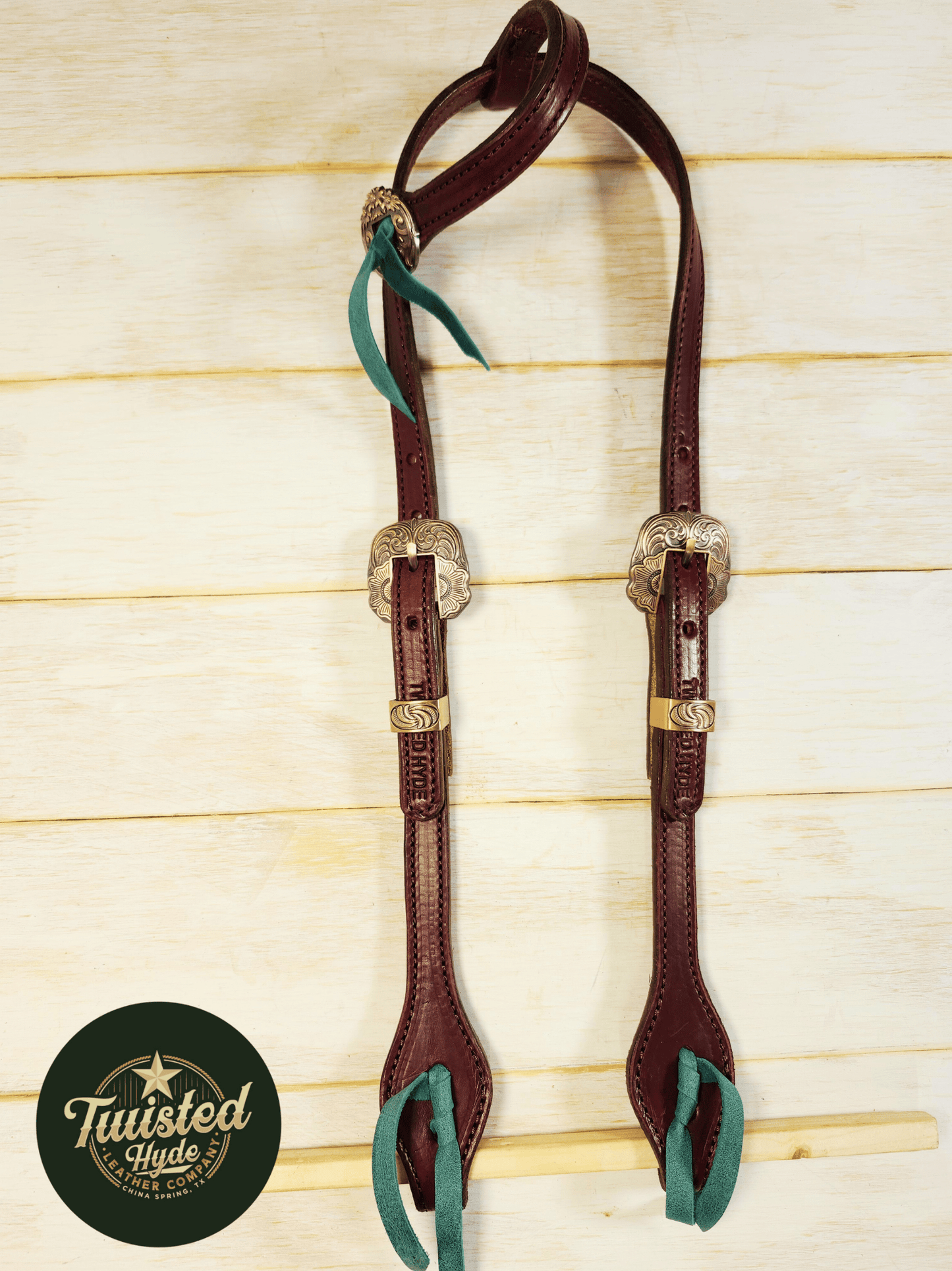Single Ear Headstall - Twisted Hyde Leather Co.