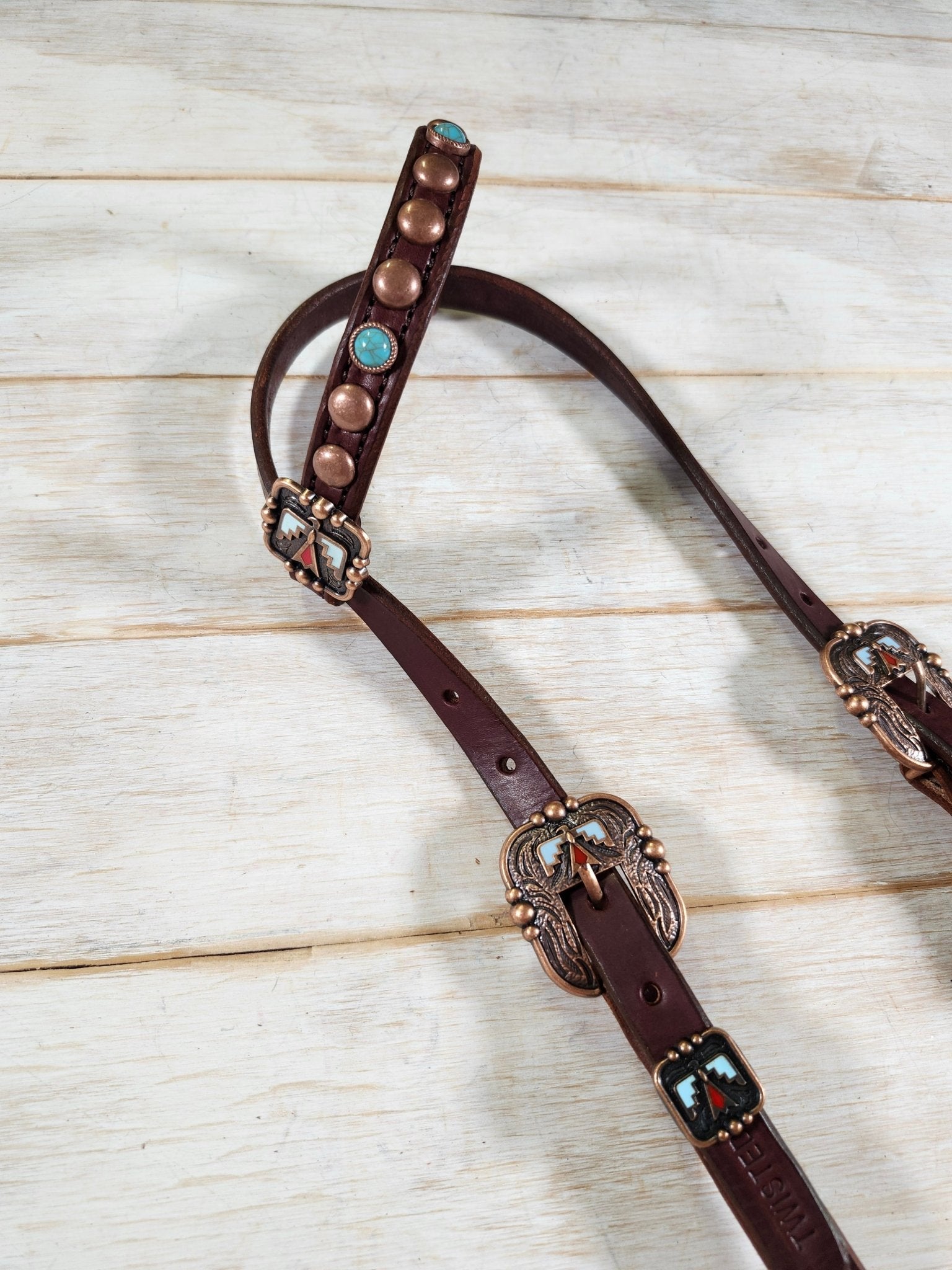 Single Ear Headstall - Twisted Hyde Leather Co.