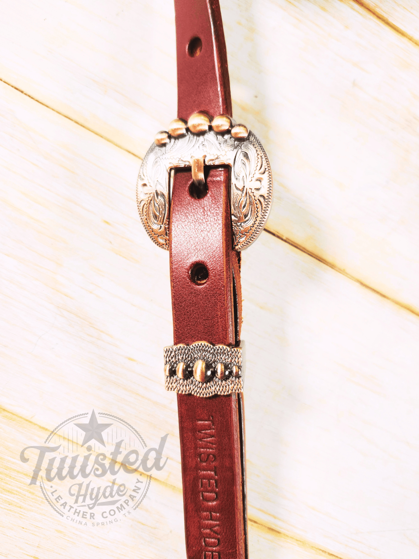 Single Ear Headstall (Co - Twisted Hyde Leather Co.