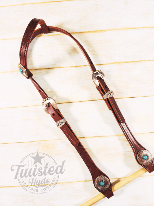 Single Ear Headstall (Co - Twisted Hyde Leather Co.
