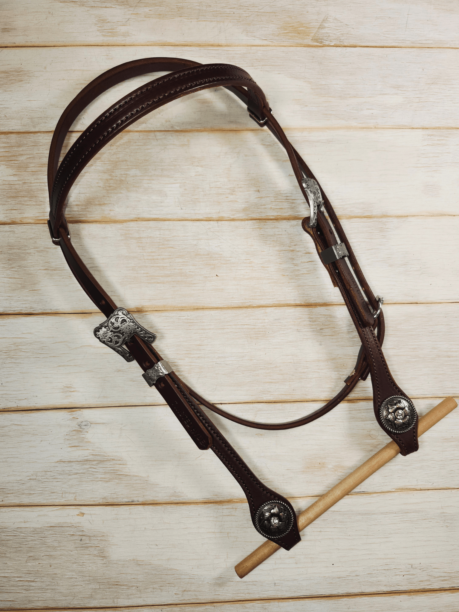 Small Draft/Cross Browband - Twisted Hyde Leather Co.