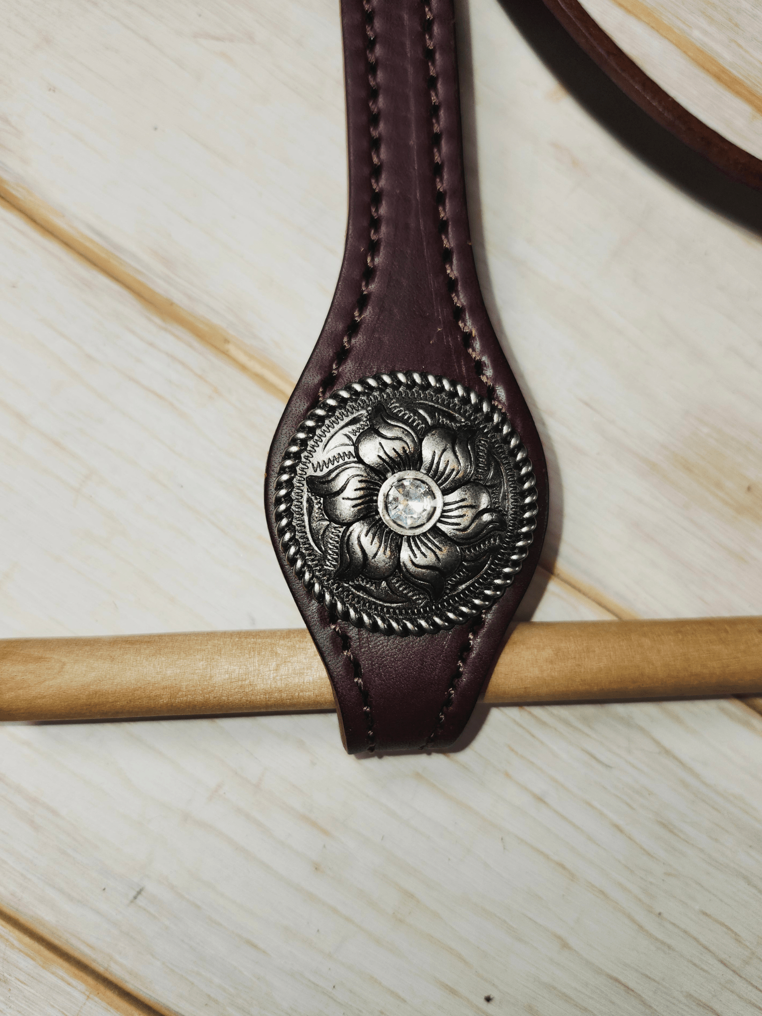 Small Draft/Cross Browband - Twisted Hyde Leather Co.