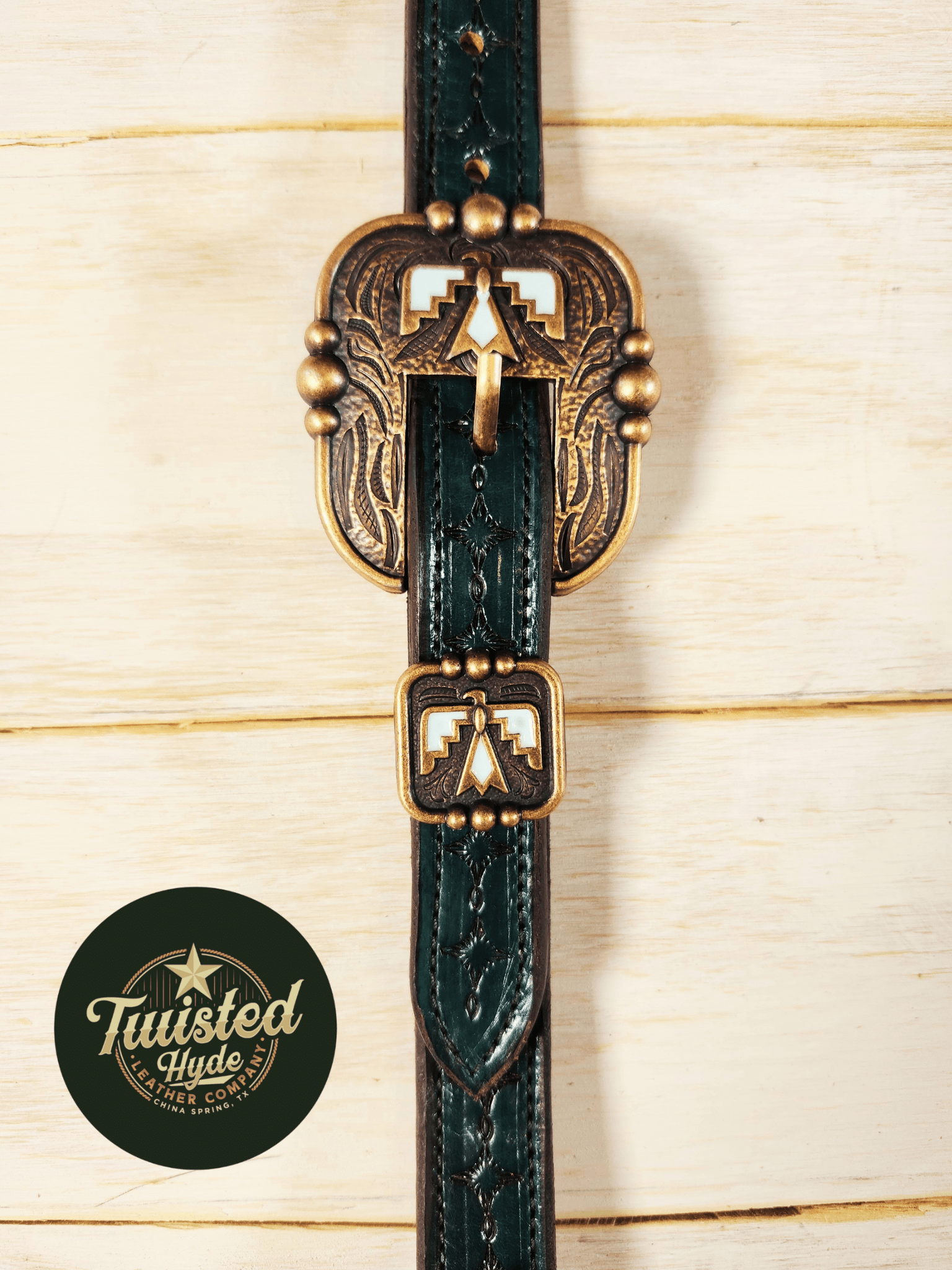 Split Ear Headstall - Twisted Hyde Leather Co.