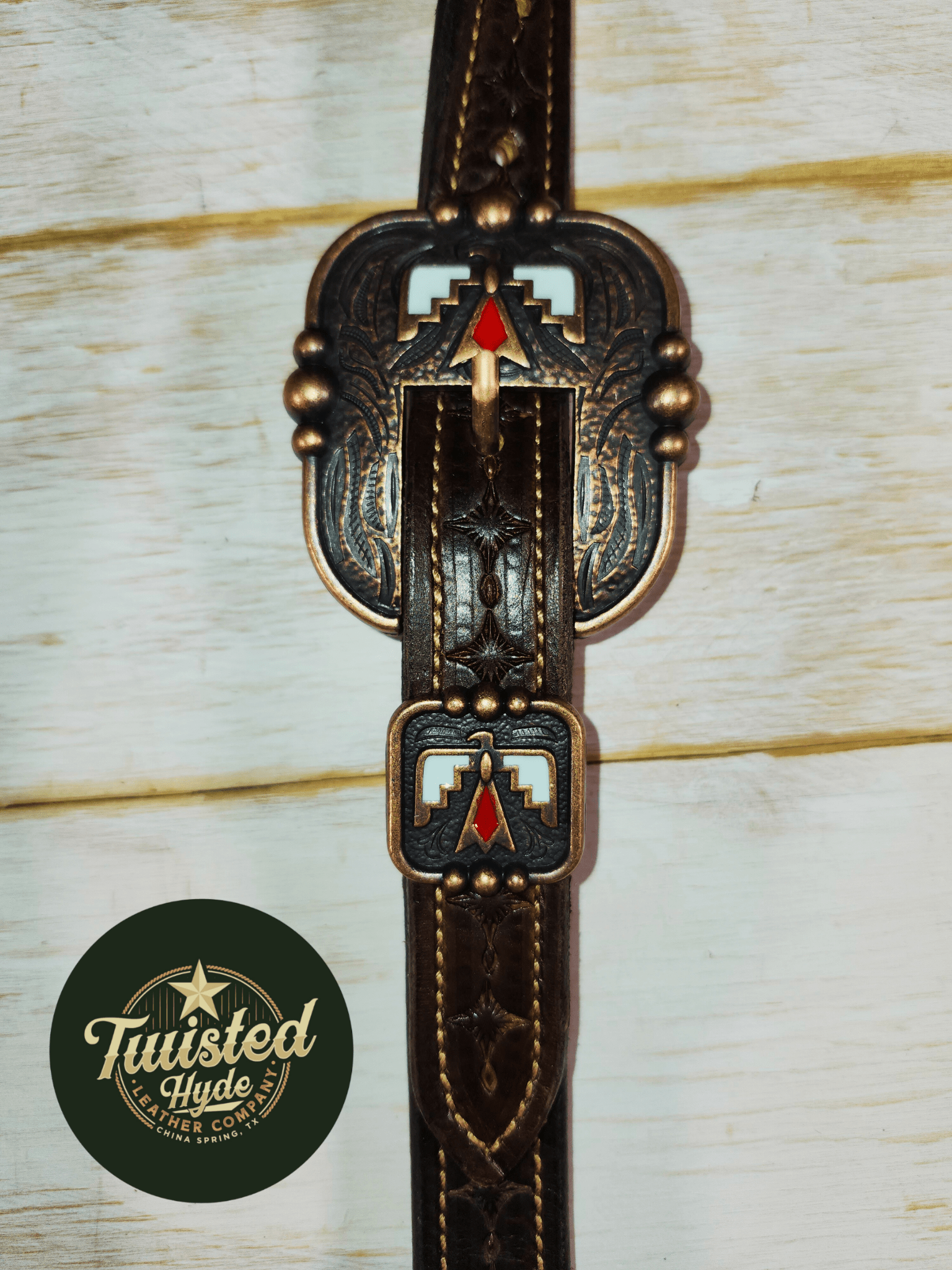 Split Ear Headstall - Twisted Hyde Leather Co.