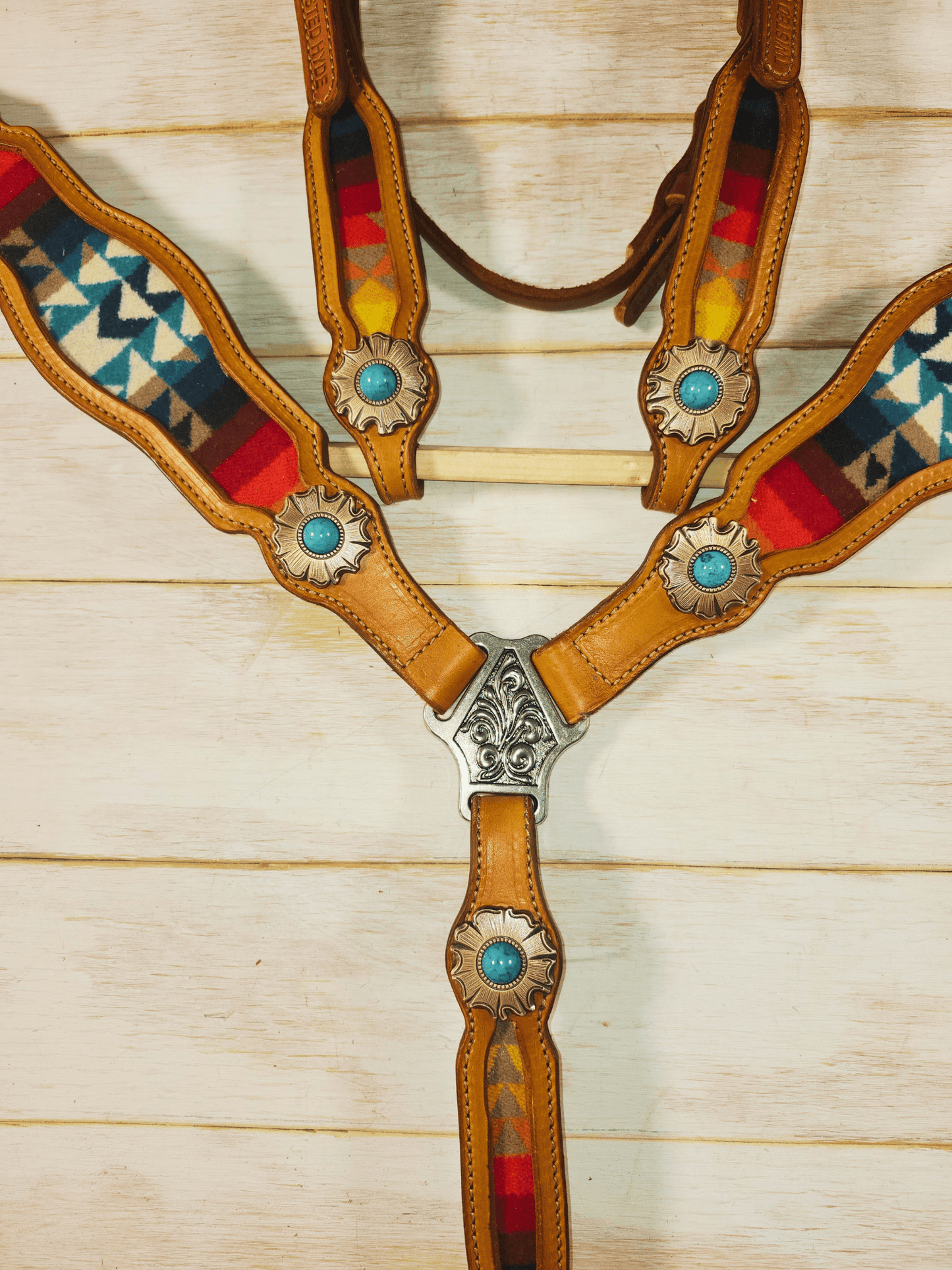 Tan and Wool Inlay Set - Twisted Hyde Leather Co.