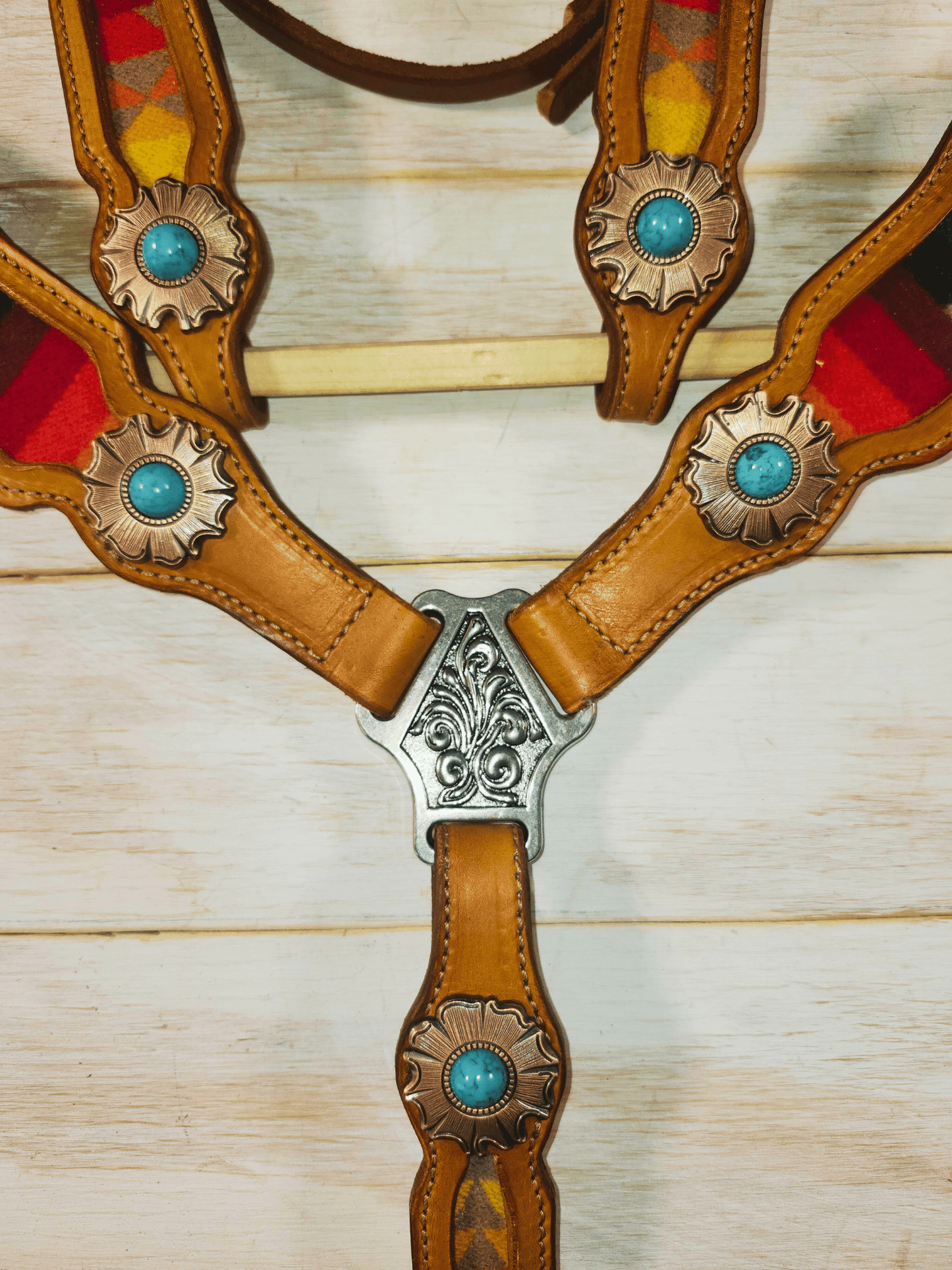 Tan and Wool Inlay Set - Twisted Hyde Leather Co.