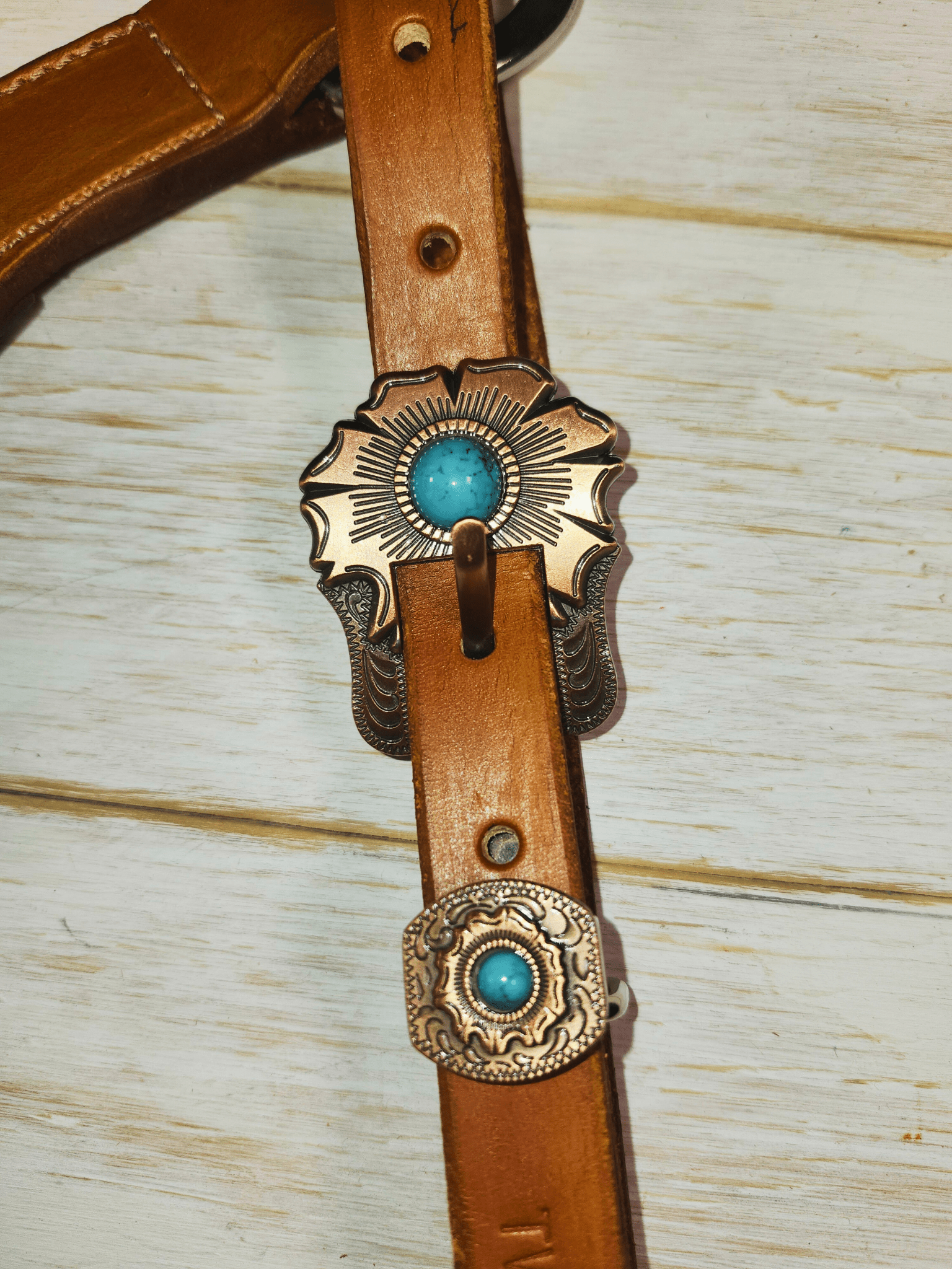 Tan and Wool Inlay Set - Twisted Hyde Leather Co.