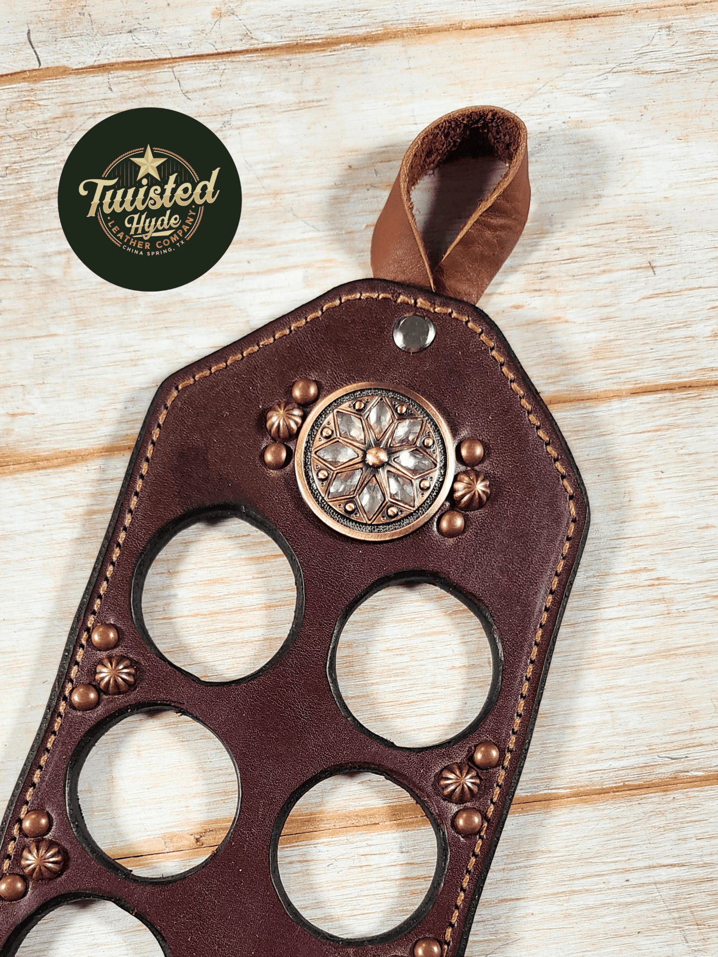 Wild Rag Holder - Twisted Hyde Leather Co.