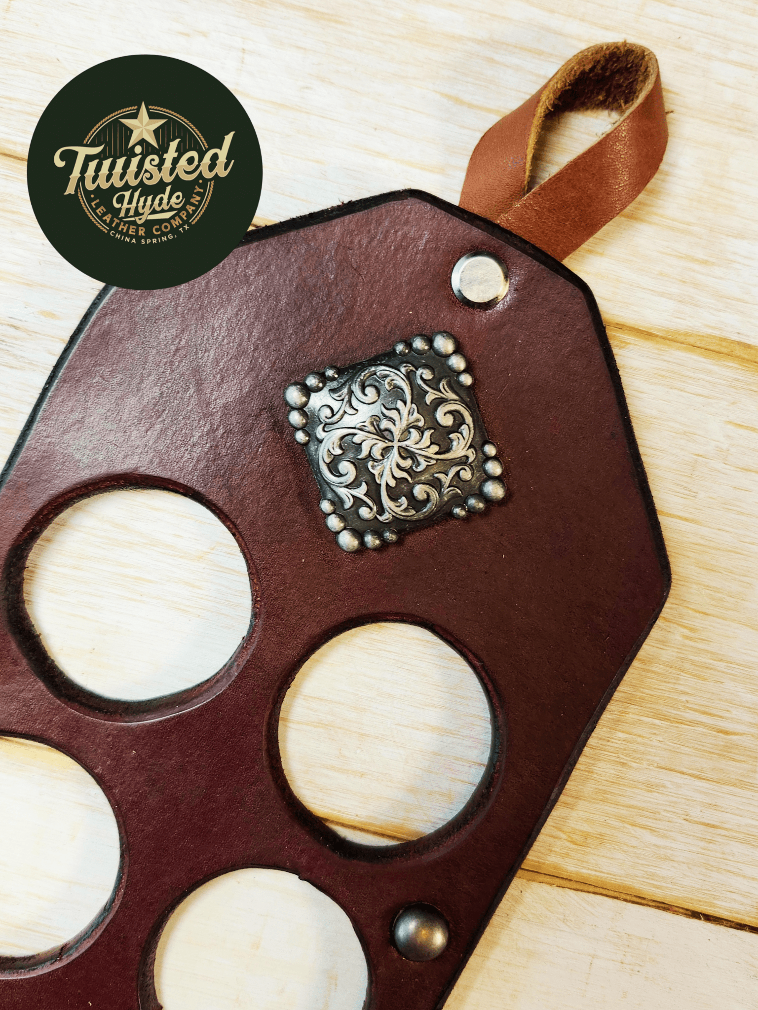 Wild Rag Holder - Twisted Hyde Leather Co.