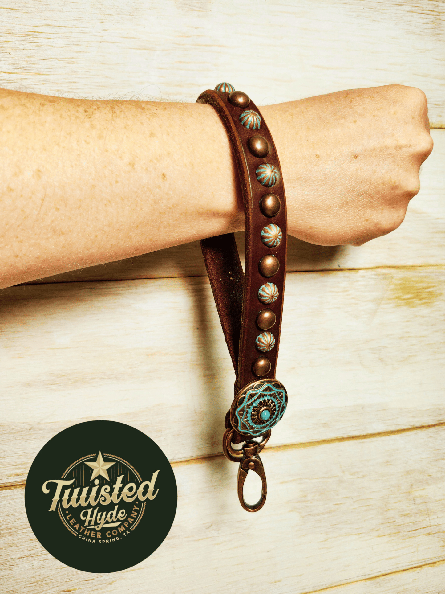 Wrirstlet Keychain Strap - Twisted Hyde Leather Co.