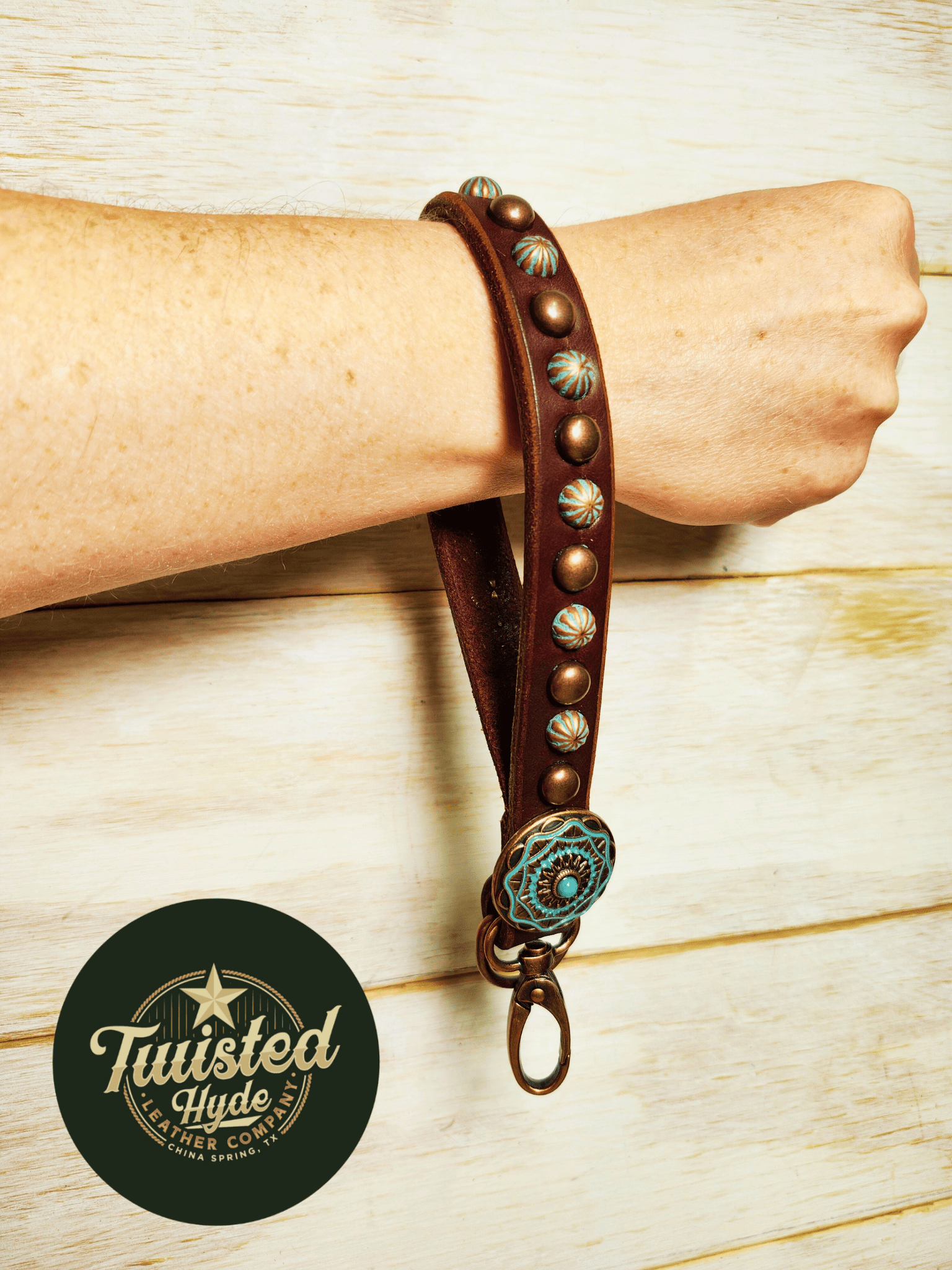 Wrirstlet Keychain Strap - Twisted Hyde Leather Co.